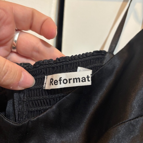 Reformation Marguerite Silk Dress Size: 16 - Picture 3 of 6